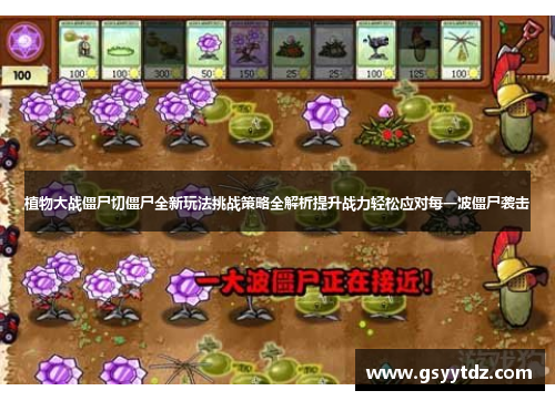 植物大战僵尸切僵尸全新玩法挑战策略全解析提升战力轻松应对每一波僵尸袭击